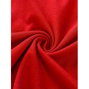 Heart Print Crew Neck T-Shirt, Cute Short Sleeve T-Shirt For Spring & Summer, Women's Clothing