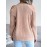 Solid Color Crew Neck Cold Shoulder Knitted Tops, Casual Everyday Pullover Sweaters, Women's Clothing